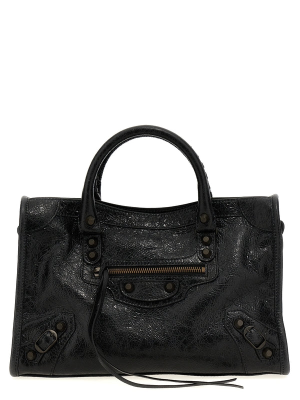 Balenciaga City Small Black Tote Bags