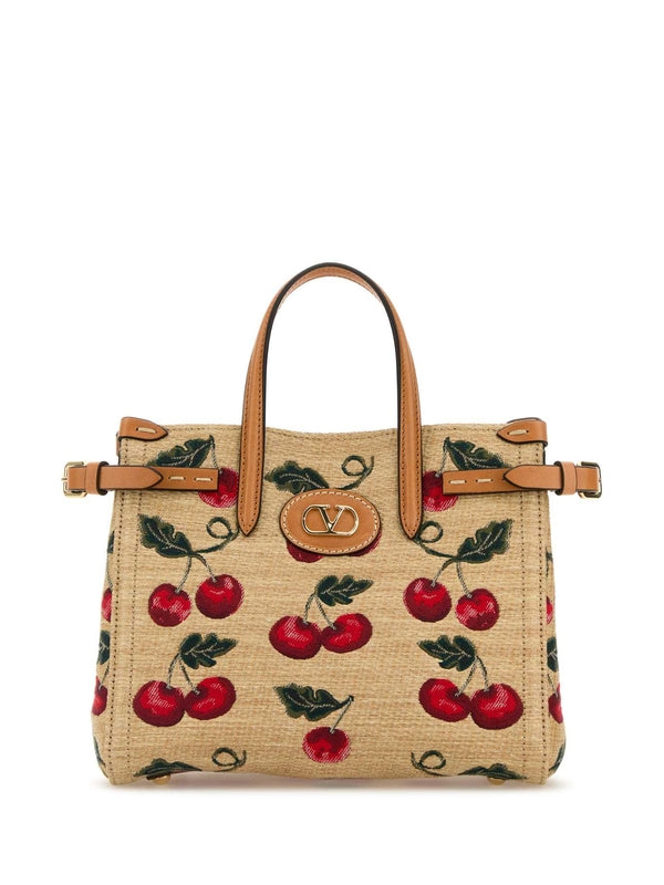 Antibes Embroidered Cotton Tote Bag