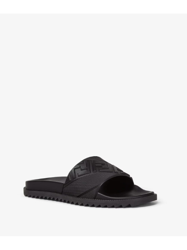 Fendi Black Slides