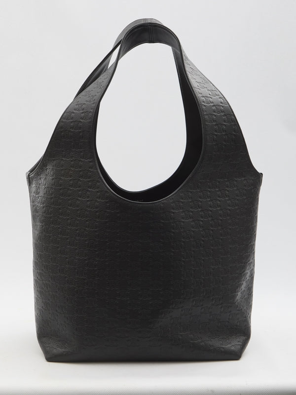 Cabas Triomphe Embossed Leather Tote Bag