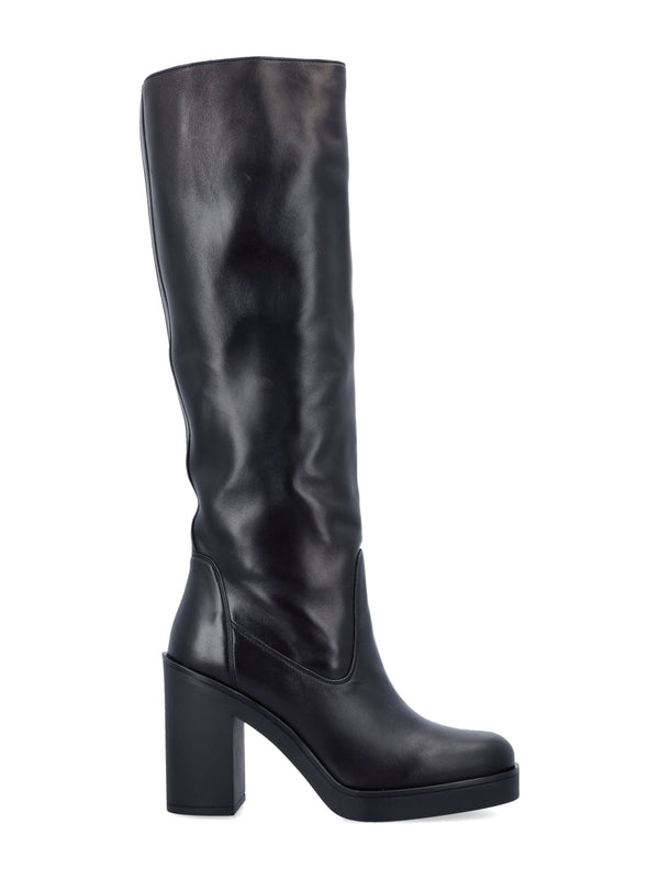 Bethenny 80 Leather High Boots