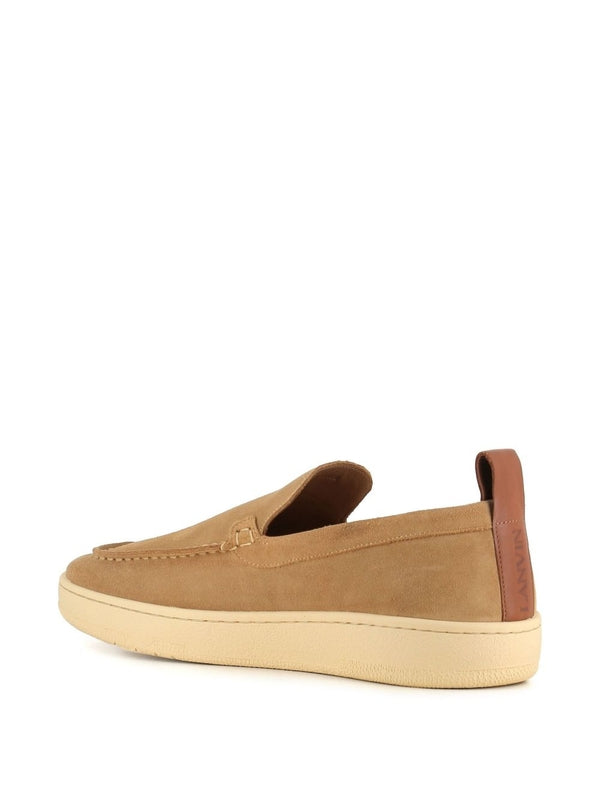 Suede Moccasin Loafers