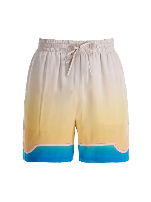 Drawstring Silk Shorts