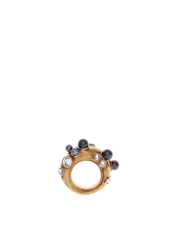 Pearl Jewel Detail Ring