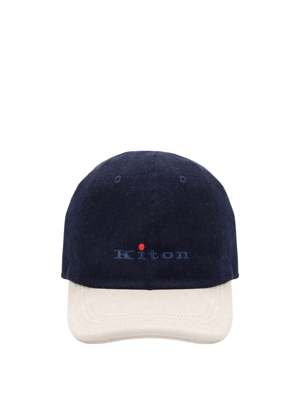 Logo Cashmere Silk Ball Cap