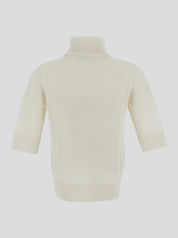 Alpaca Blend High-neck Knit