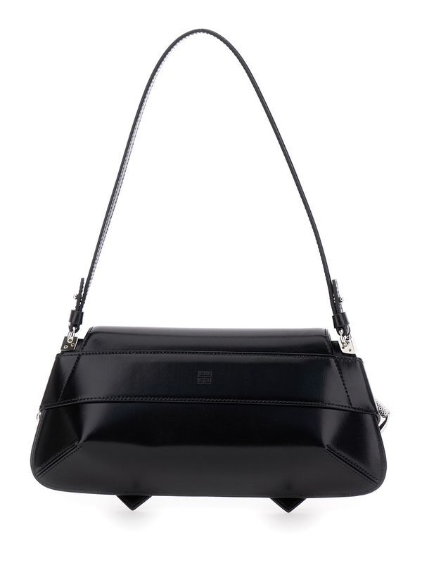 Voyou Logo Leather Shoulder Bag