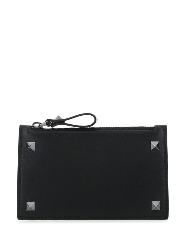 Rockstud Decorated Cardholder Wallet