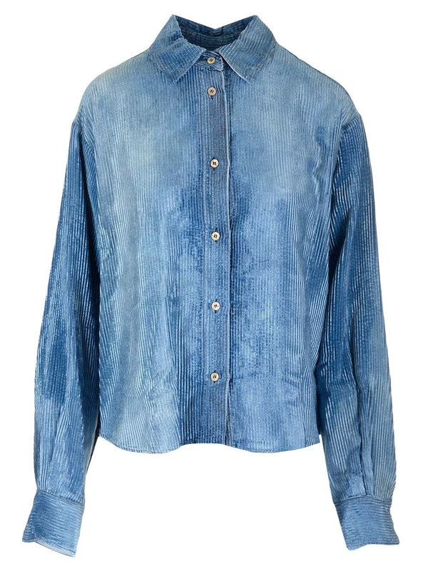 Velvet Denim Shirt