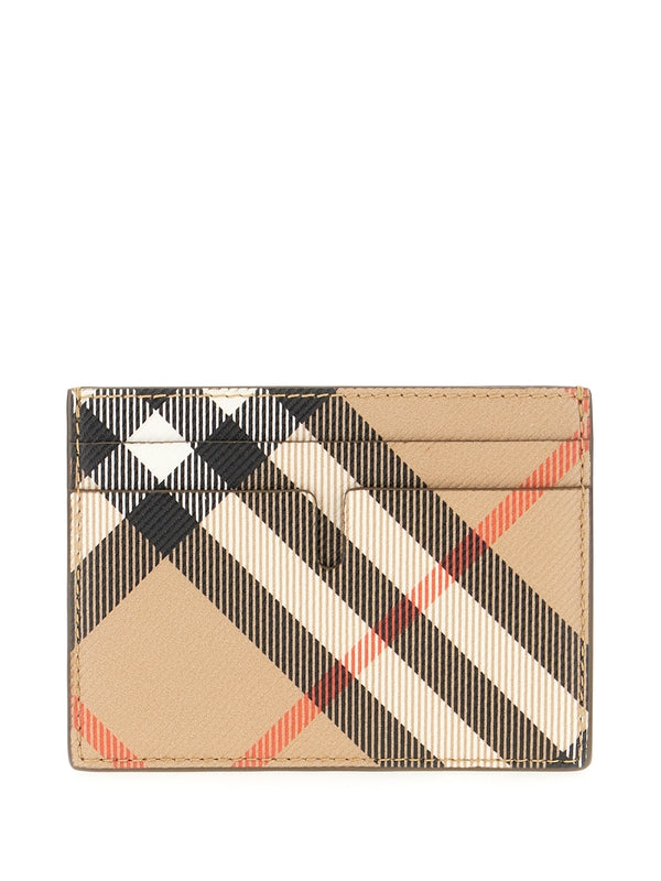 Check Pattern Card Case