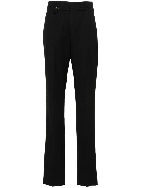 Tibau Metal Detail Wool Pants