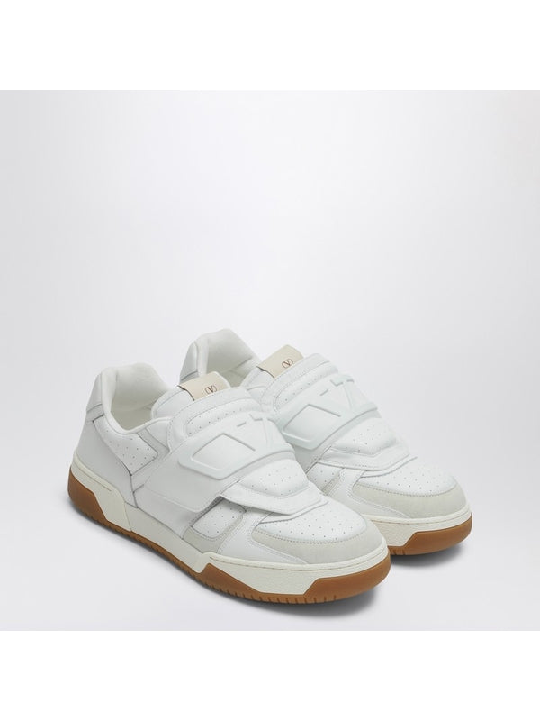 Valentino White Low Top Sneakers