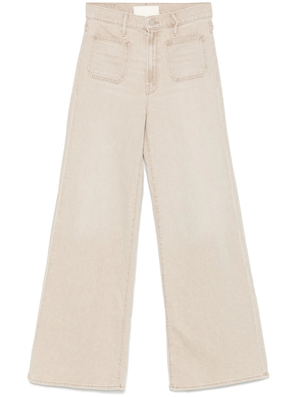 Pocket Patch Cotton Denim Pants