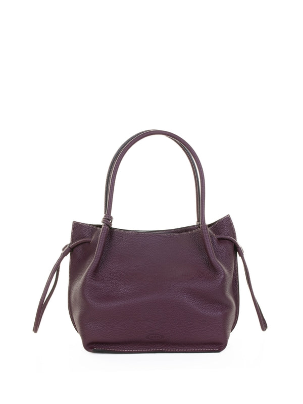 Tod'S Burgundy Tote Bags
