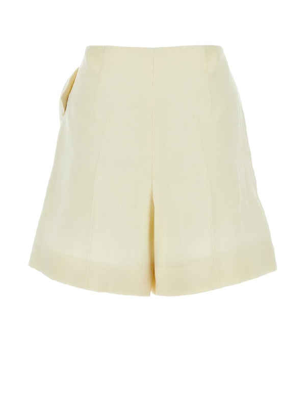 Bow Detail Pleated Shorts