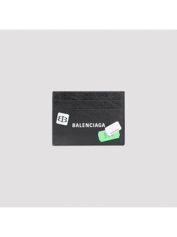 Balenciaga Black Card Holders