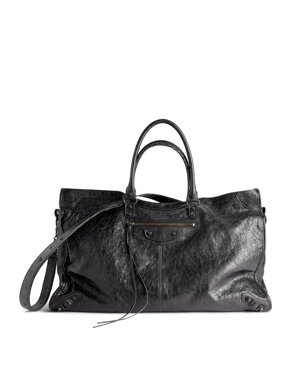 City Leather Boston Bag