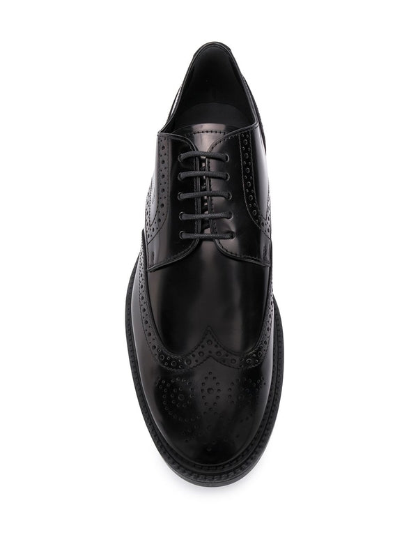 Wingtip
  Leather Lace-Up Shoes