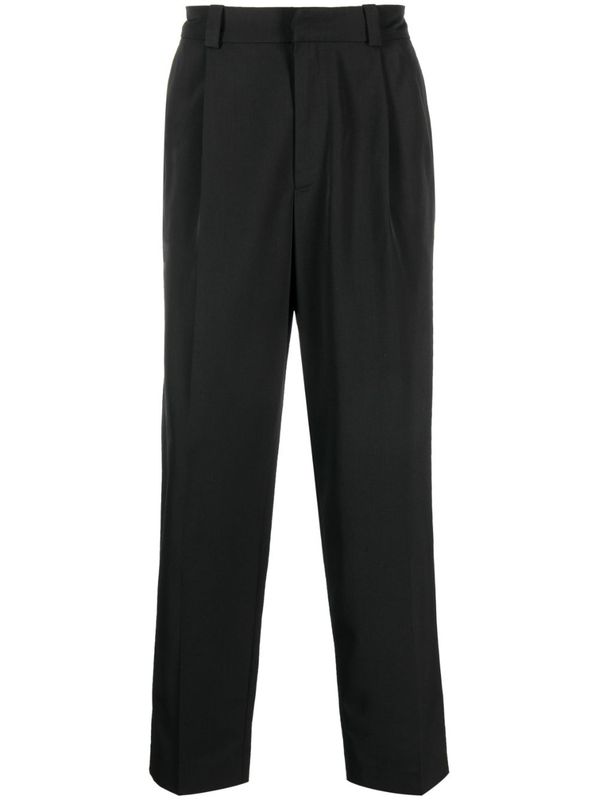 Wool Blend Tailored Pants