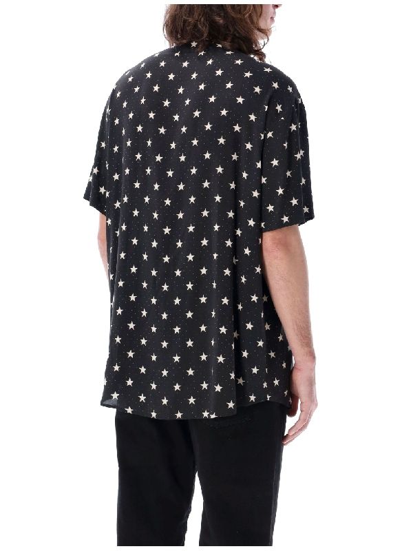 Allover Star Printed Short-sleeve Shirt