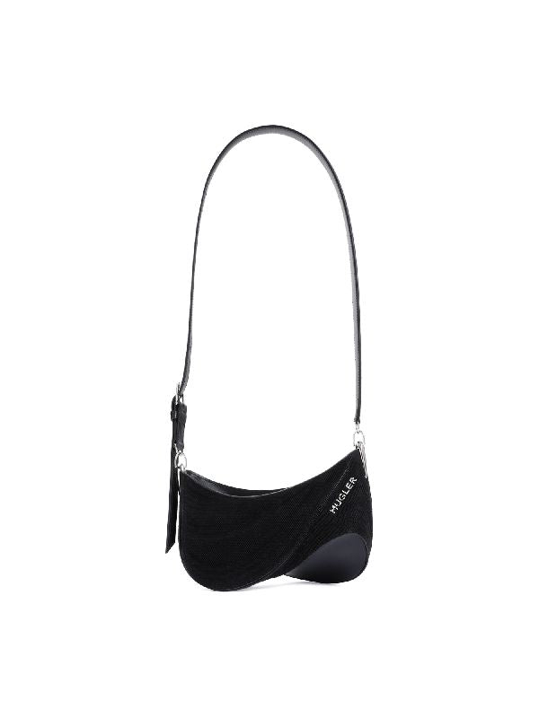 Spiral Curve Cotton Shoulder Bag