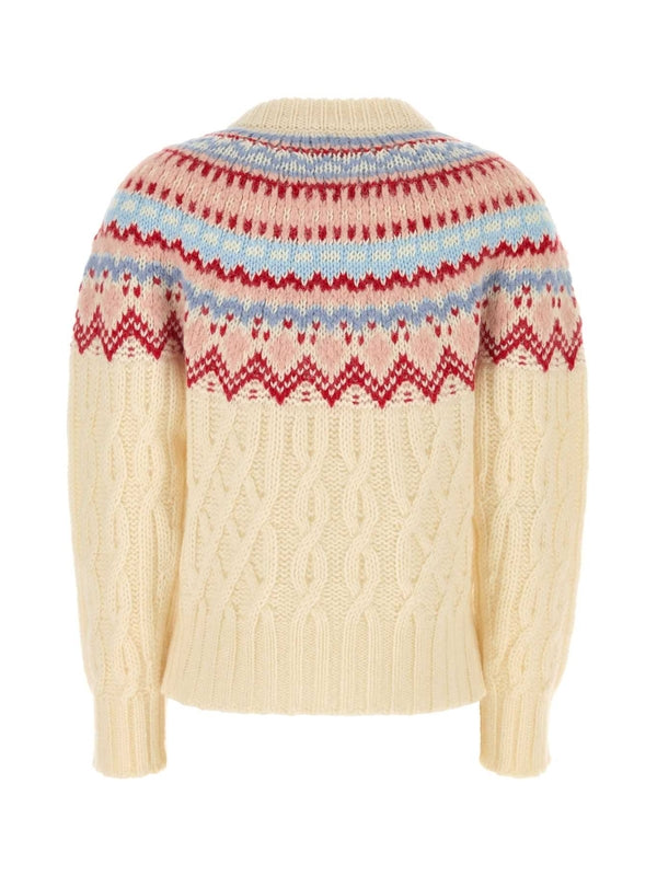Jacquard Cable Knit
