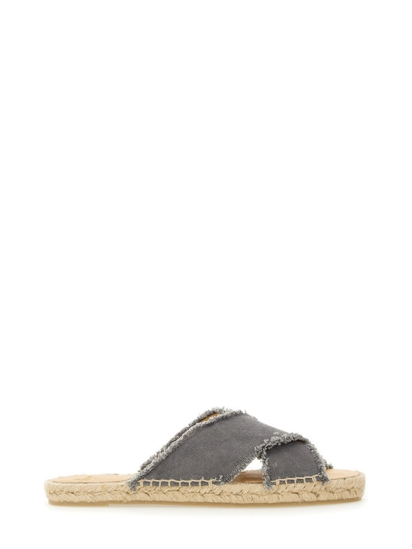 Castañer Grey Slides