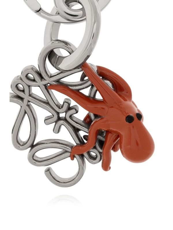 Octopus Charm Keyring