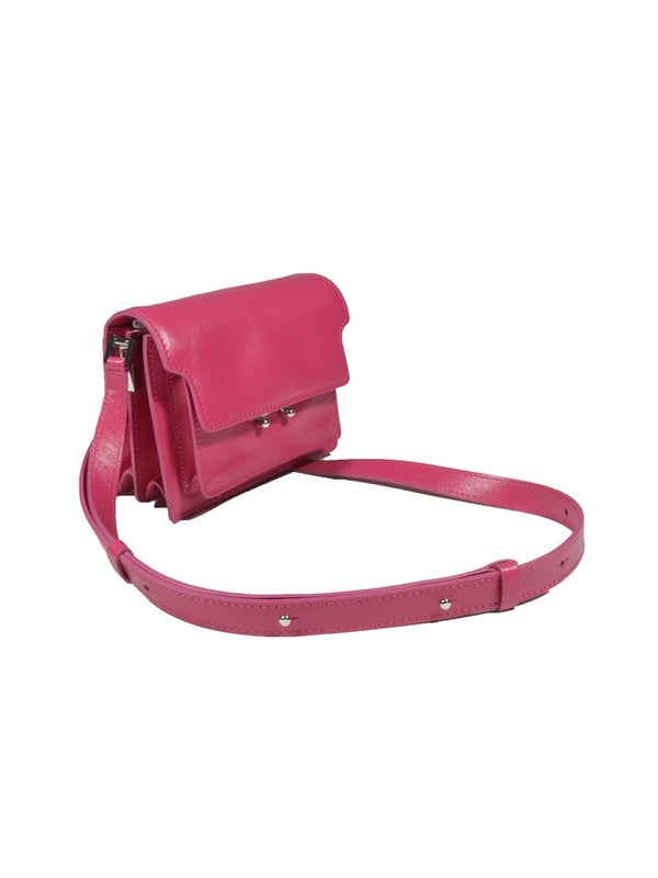 Trunk Mini Leather Crossbody Bag