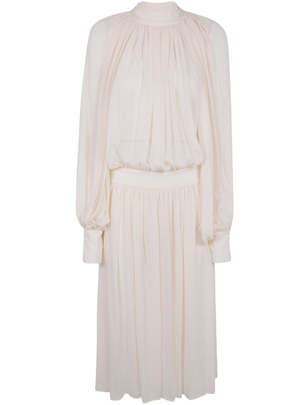 Semi-Couture Ivory Midi Dress