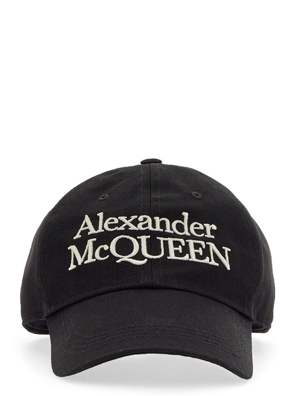 Alexander Mcqueen Black Cap