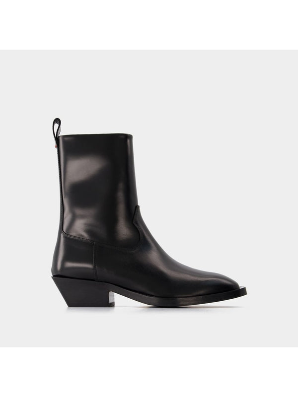 Luis Leather Ankle Boots