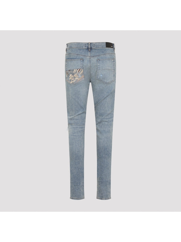 Amiri Blue Denim Pants