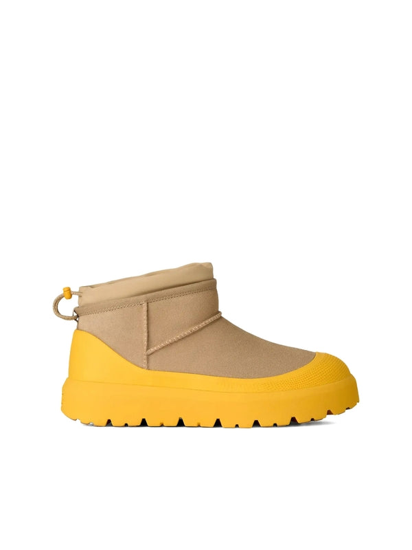 Ugg Beige Yellow Ankle Boots