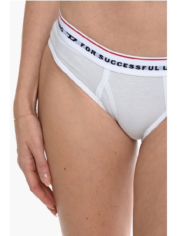 Slogan Logo Band Panty 3-Pack