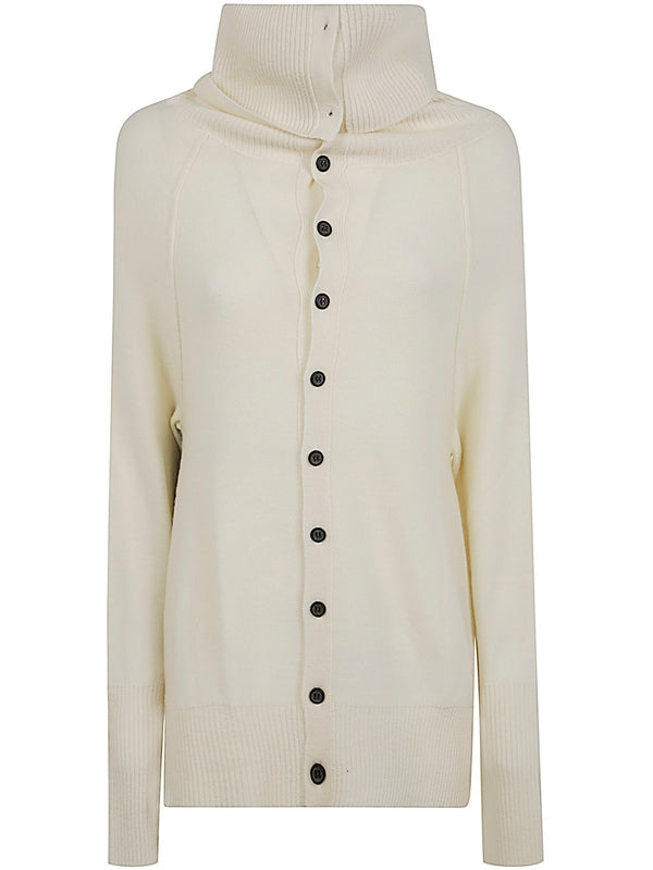 Yohji Yamamoto White Cardigan