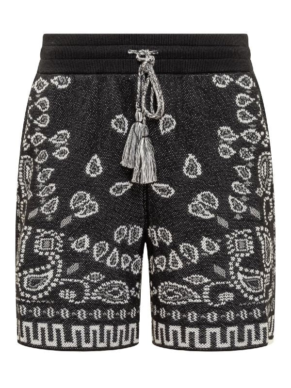 Bandana Knit Bermuda Shorts