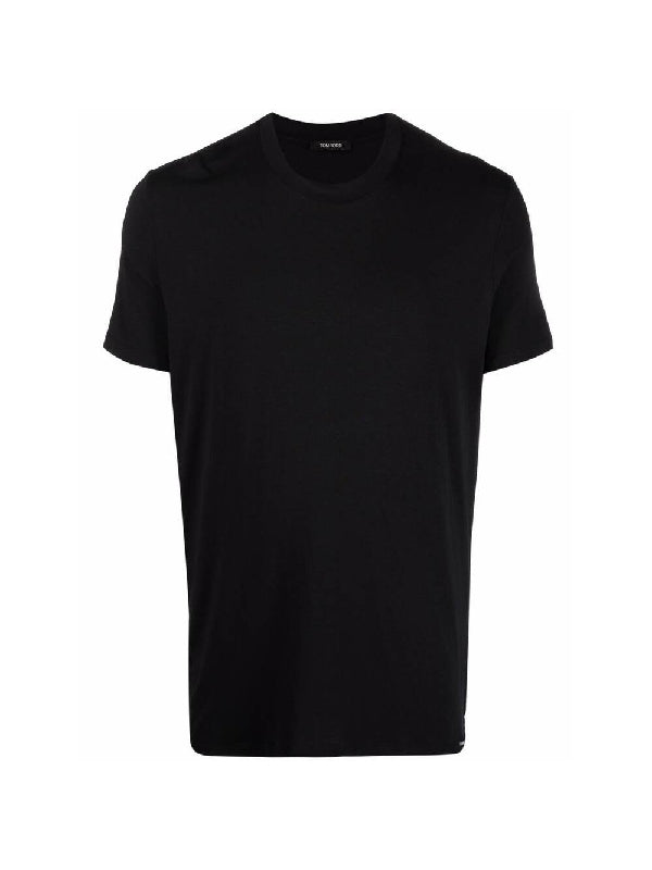 Black Cotton Modal
  T-shirt