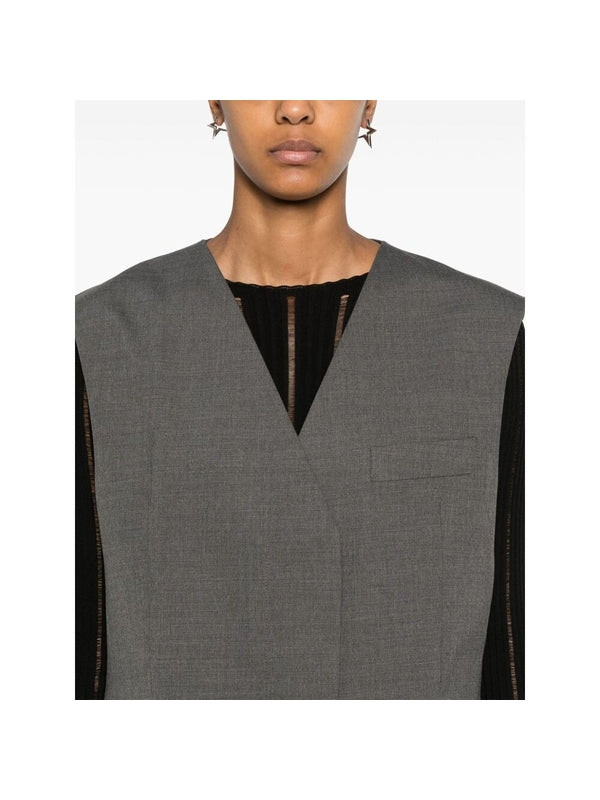 Boxy Waist Vest