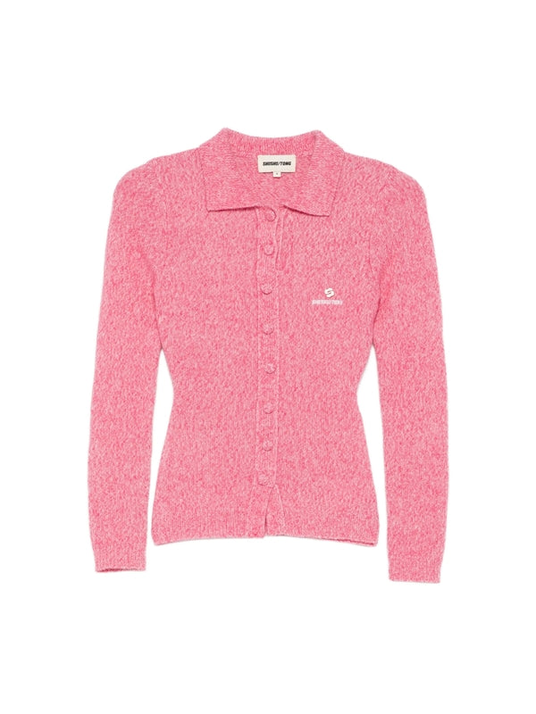 Polo Collar Cardigan