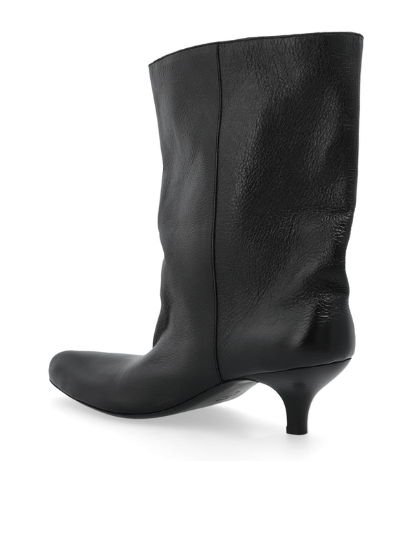 Cagole Leather Ankle Boots