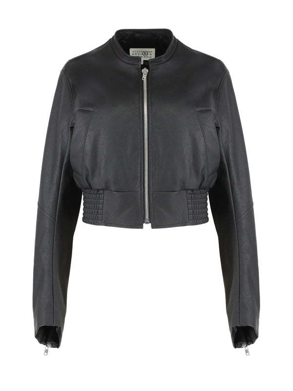 Mm6 Maison Margiela Black Bomber
