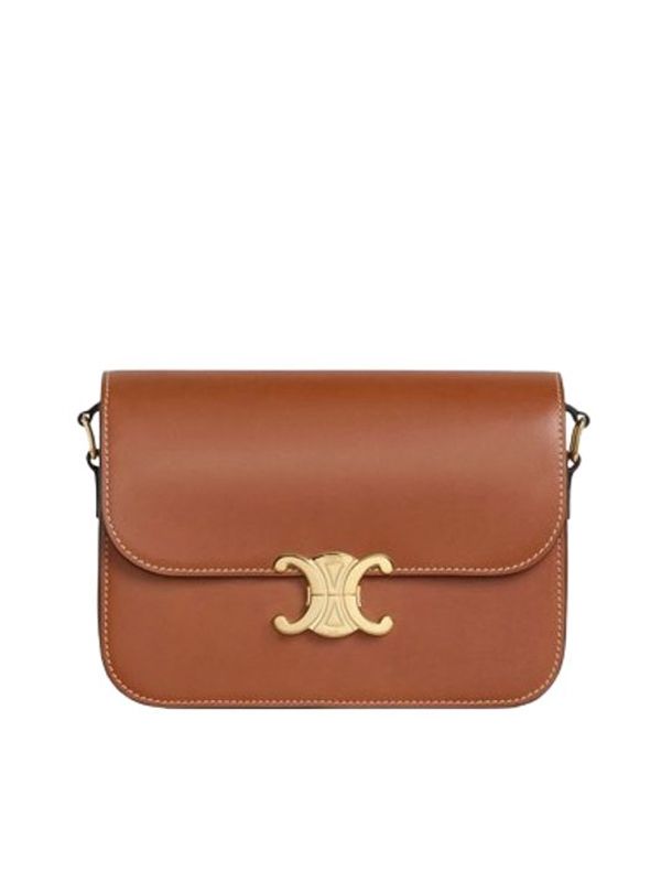 Classic Triomphe Leather Shoulder Bag