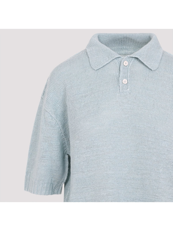 Back Stitch Detail Polo Shirt