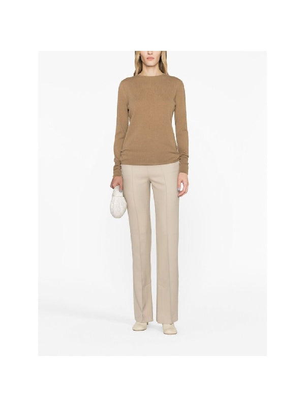 Crew Neck Cashmere Knit