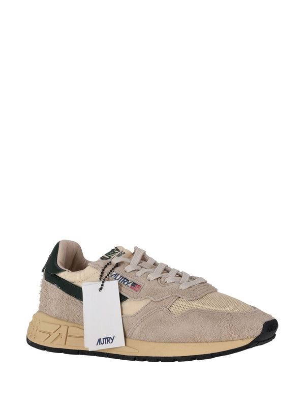 Autry Beige Low Top Sneakers