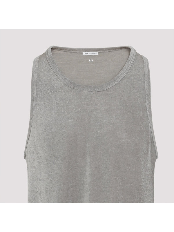 Back Logo Detail Sleeveless Top