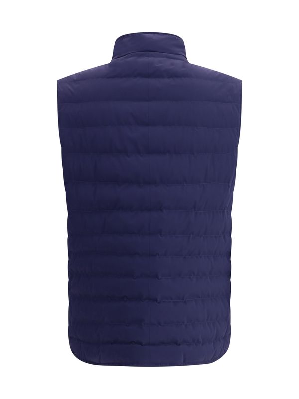 Brunello Cucinelli Navy Padded Jacket