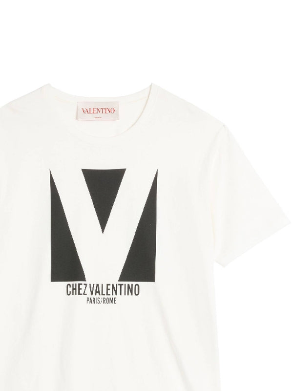Valentino White Short Sleeve T-Shirt