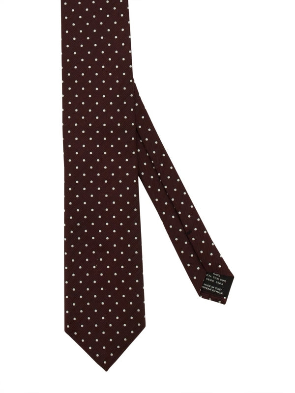 Polka Dot Silk Tie